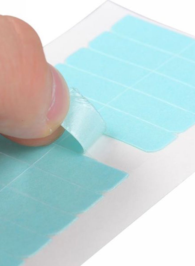 يونيفرسال مجموعة شرائط لاصقة مزدوجة الجوانب للشعر المستعار أزرق - Image 2