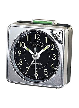 Decorative Analog Beep Alarm Clock Silver/Black/White 5.9 x 5.7cm - v1588742203/N37619816A_1