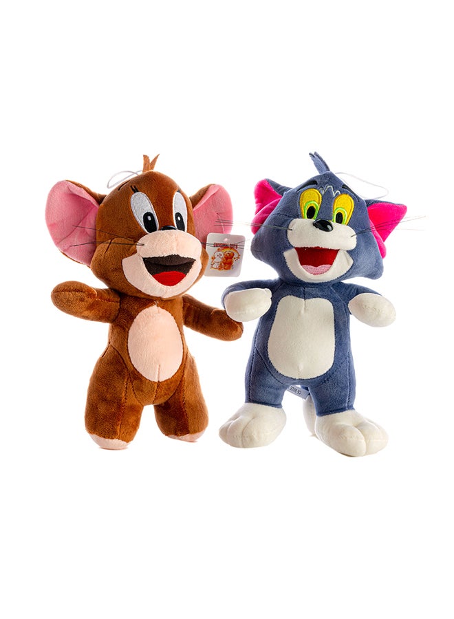 2-Piece Tom And Jerry Design Soft Toy