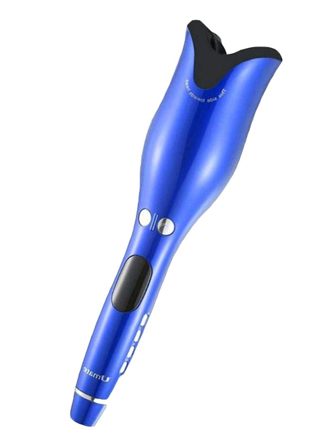 Rose Shape Multi-Function LCD Curling Iron Blue