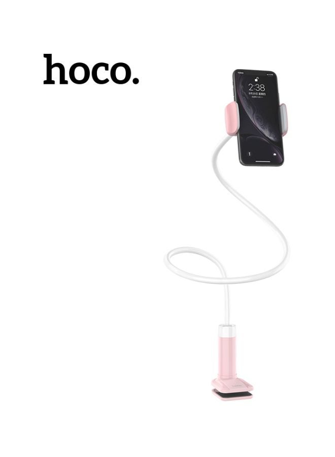 Hoco - Balu Mobile Phone Stand Pink/White - Image 1