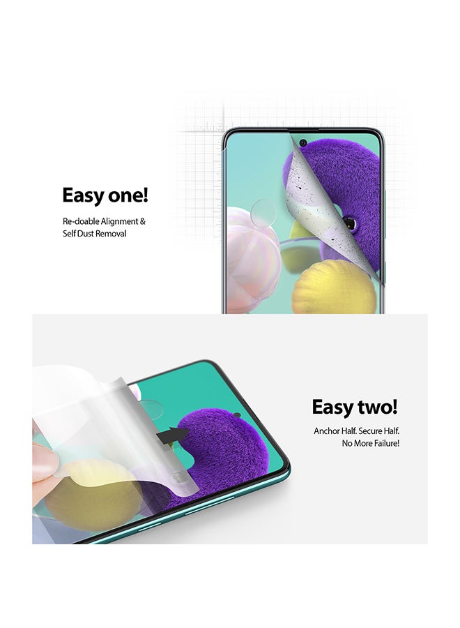 Ringke Pack Of 2 Anti-Dust Protective Film For Samsung Galaxy A51 Clear - Image 5