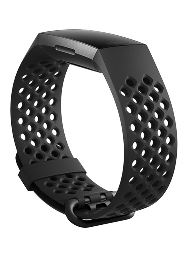 Fitbit Sport Band For Fitbit Charge 3/4 Black - Image 2