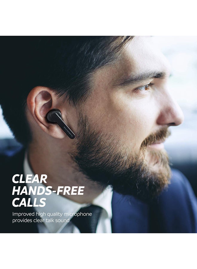 SoundPEATS - TrueCapsule Wireless In-Ear Headphones With Charging Case Black - Image 1