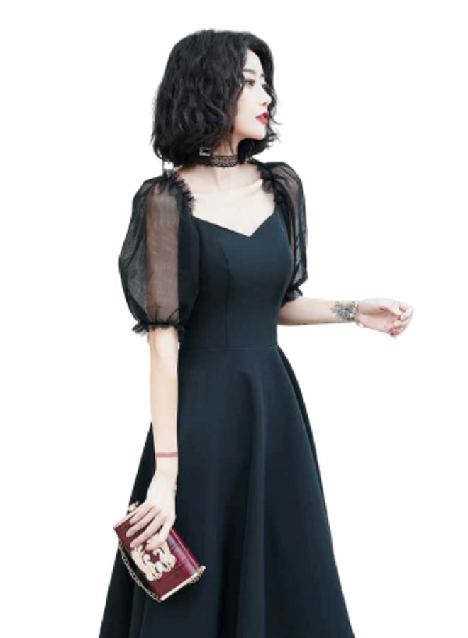 Graduation Prom Elegant Dress Black - v1588767394/N35673223V_3