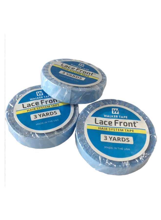 Lace Wig Front Hair System Tape Blue 3yard