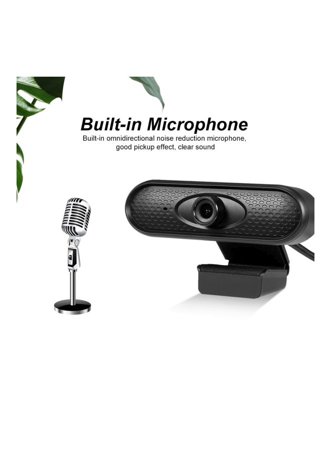 HD USB Clip-On Webcam Black - Image 3