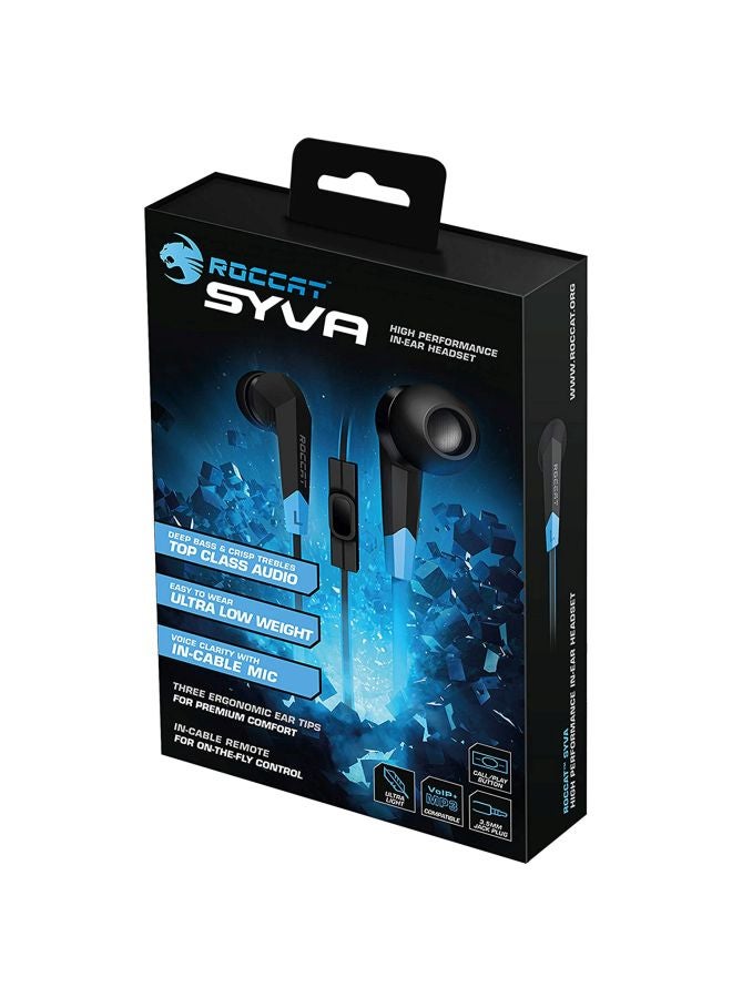 ROCCAT - Syva In-Ear Earphones With Mic For PS4/PS5/XOne/XSeries/NSwitch/PC - Image 1