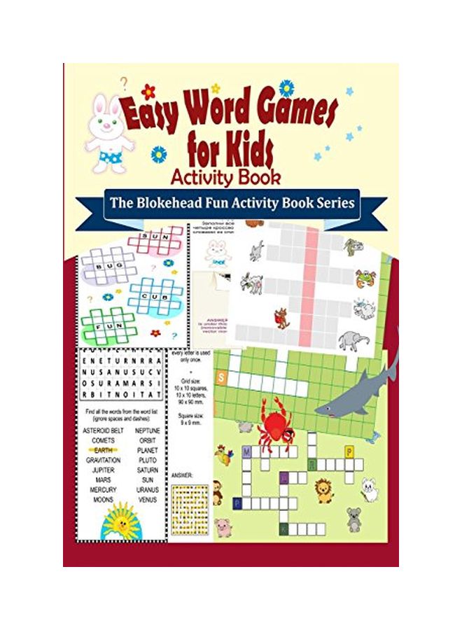 Easy Word Games For Kids Activity Book paperback english - 02-Oct-19 
