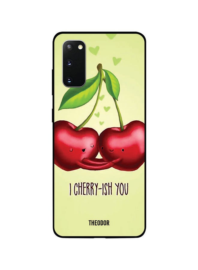 Theodor Protective Case Cover For Samsung Galaxy S20 Green/Red