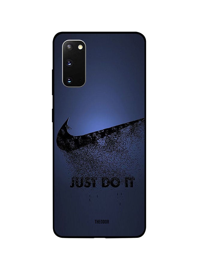 Protective Case Cover For Samsung Galaxy S20 Navy/Black