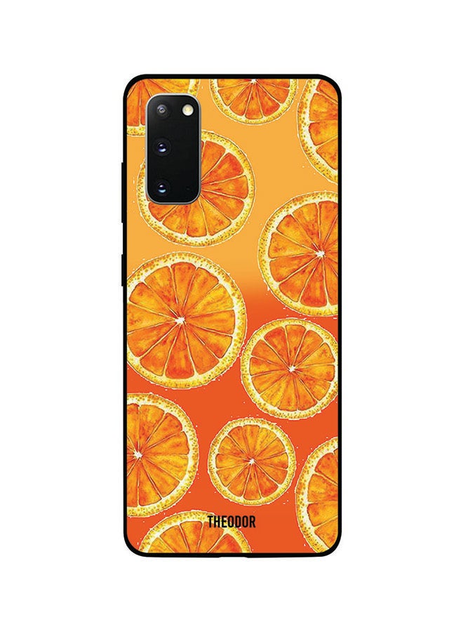 Theodor Protective Case Cover For Samsung Galaxy S20 Orange
