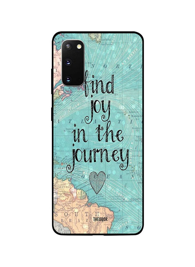 Protective Case Cover For Samsung Galaxy S20 Blue/Beige/Black