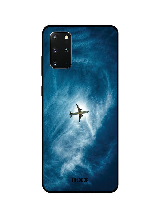 Theodor Protective Case Cover For Samsung Galaxy S20 Plus Blue/White 