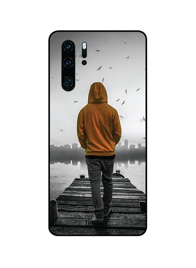 Theodor Protective Case Cover For Huawei P30 Pro Grey/Black/Yellow - Image 1
