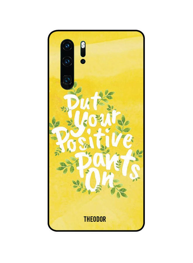 Theodor Protective Case Cover For Huawei P30 Pro Yellow/White/Green - Image 1