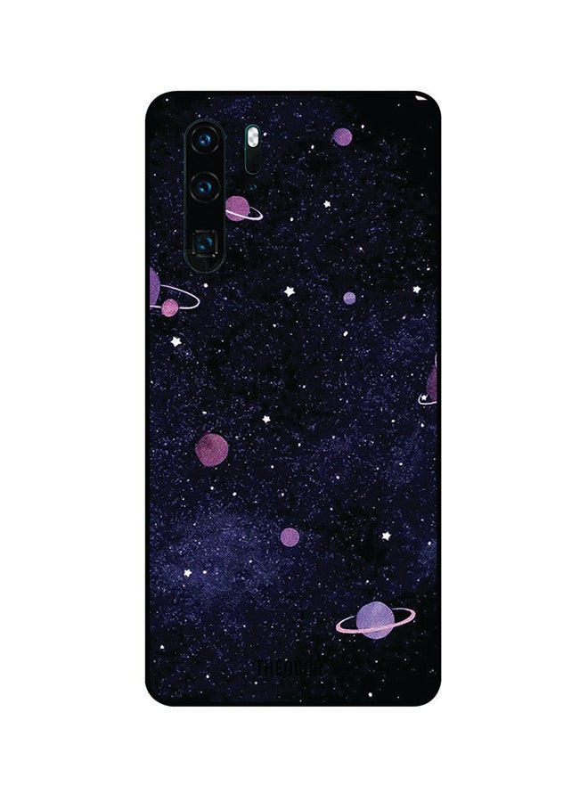 ثيودور غطاء حماية واق لهاتف هواوي P30 برو أسود/أزرق/أرجواني - Image 1