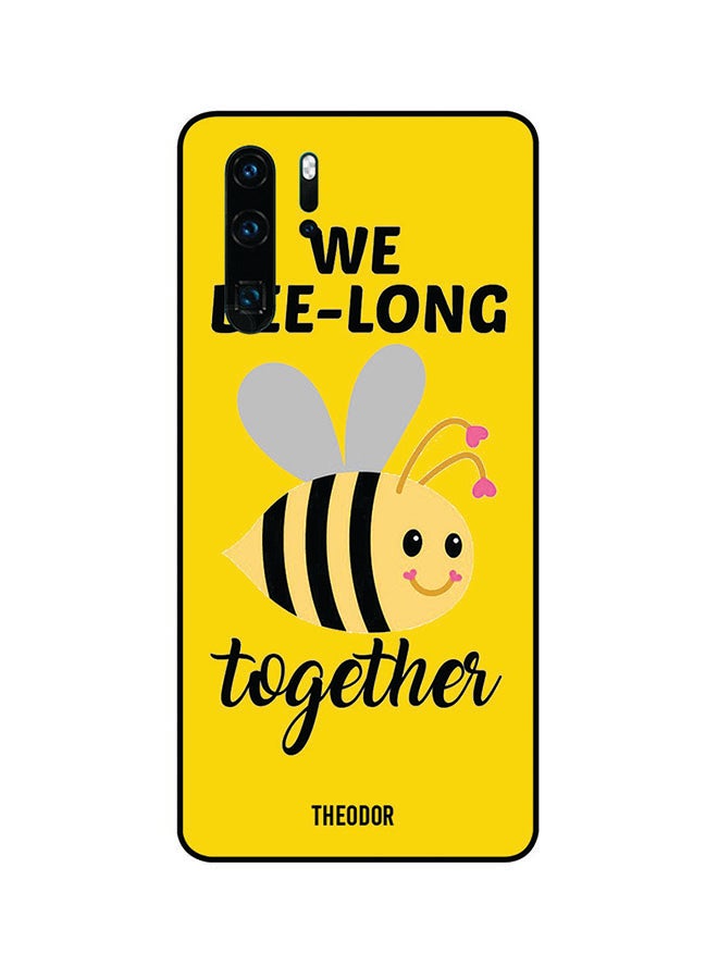 Theodor Protective Case Cover For Huawei P30 Pro Yellow/Black - Image 1