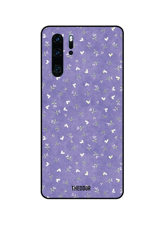 Theodor Protective Case Cover For Huawei P30 Pro Purple/Green/White - Image 1