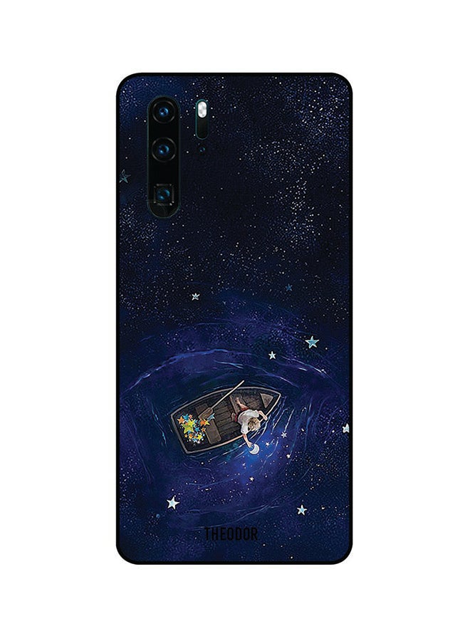 ثيودور غطاء حماية واق لهاتف هواوي P30 برو الأسود / الأزرق - Image 1