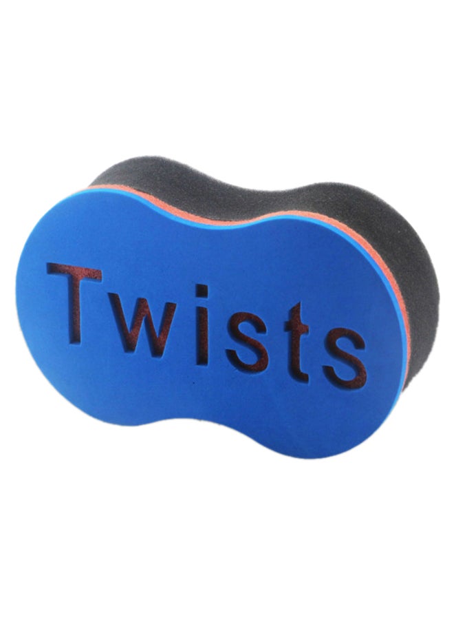 إسفنجة تصفيف الشعر ماجيك تويست الأسود / الأزرق