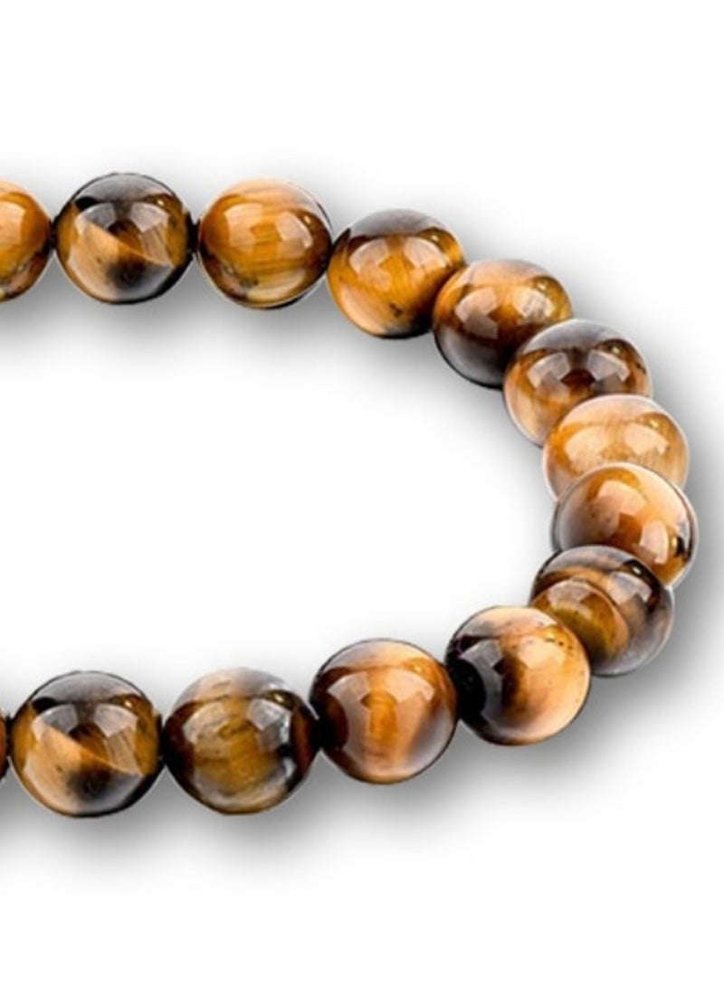 Tiger Eyes Stone Beaded Bracelet  - Image 2
