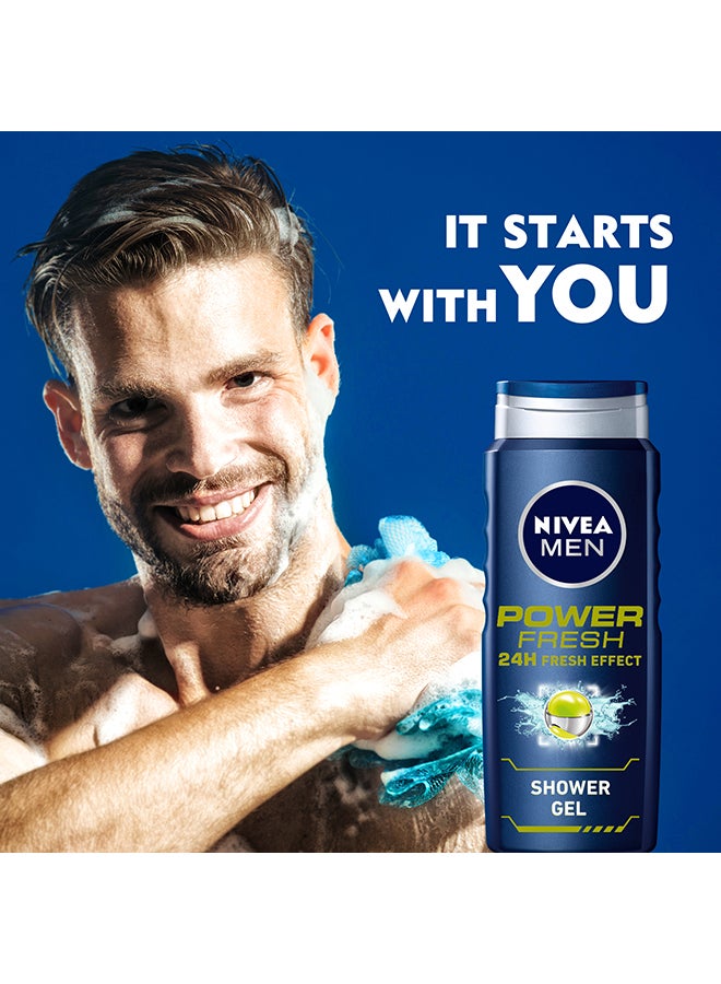 Nivea Power Fresh Shower Gel 500ml  - Image 3