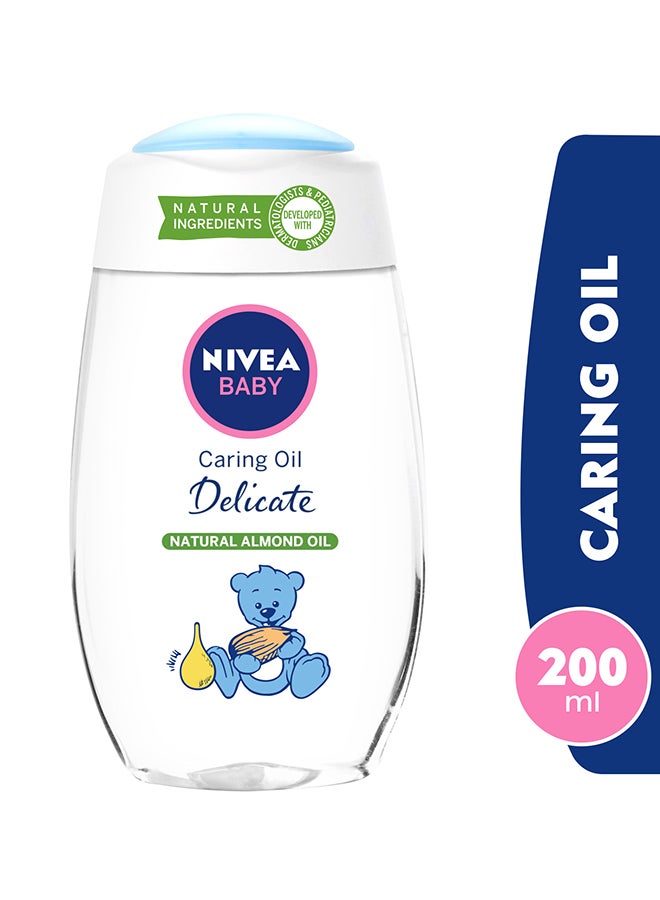 Nivea Baby Caring Oil Delicate 200 ml  - Image 2