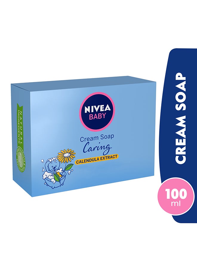 Caring Baby Cream Soap With Calendula Extract 100g