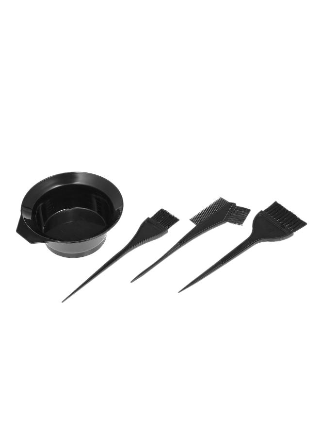 Generic 4-Piece Hair Colouring Tool Kit Black - Image 1