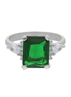Classic Italian Silver Solitaire Ring