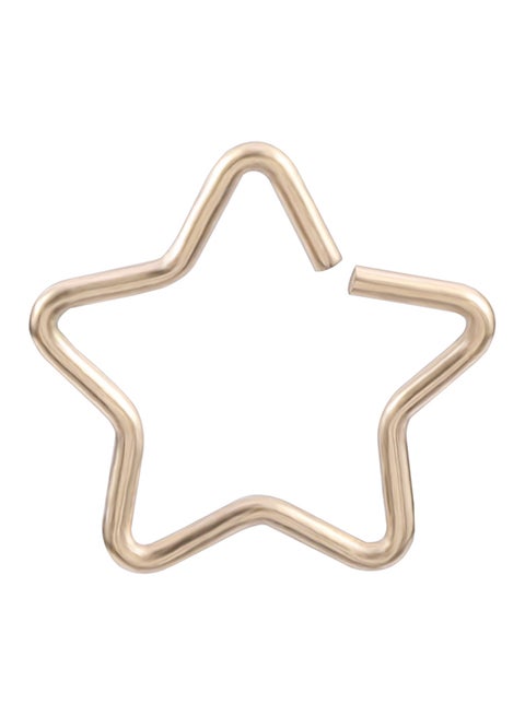 1-Piece Star Shape Nose Septum Ring Helix Daith Cartilage Cuff