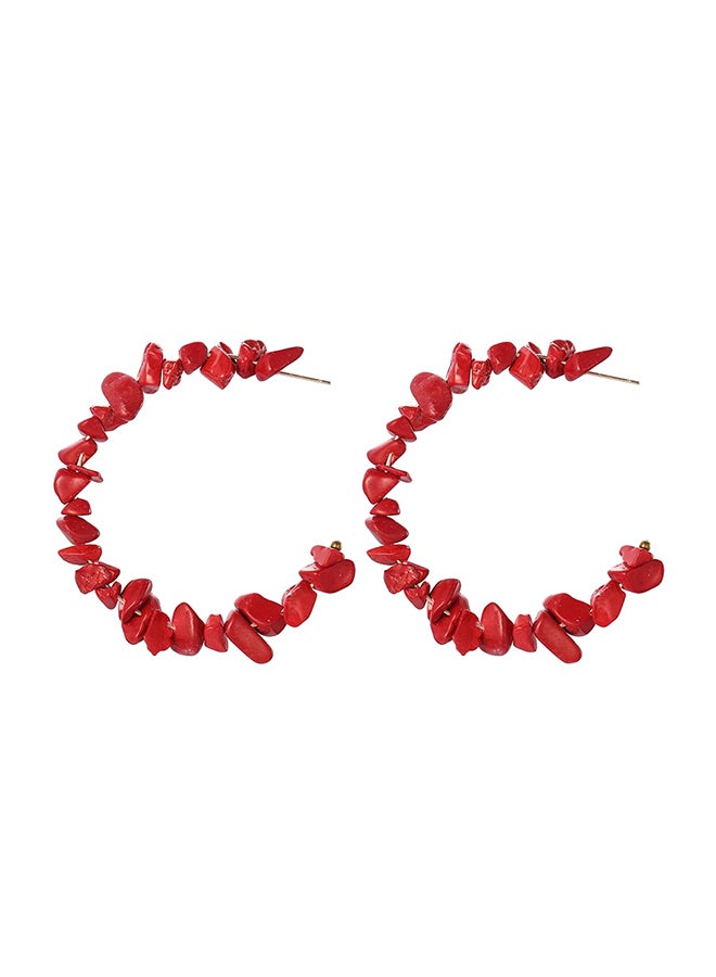 Generic - Ladylike Stylish Hoop Earrings - Image 1