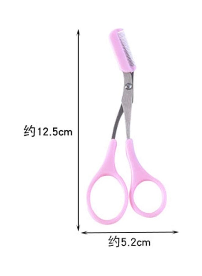 Mini Brow Class Scissor Pink/Silver - Image 3