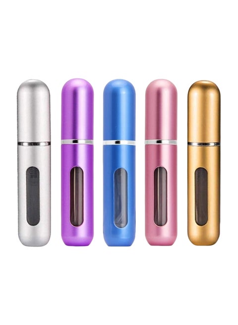 5-Piece Refillable Perfume Atomiser Bottle Set 5ml