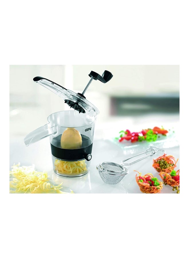 GEFU Spiralfix Spiral Cutter Black/Clear  - Image 4
