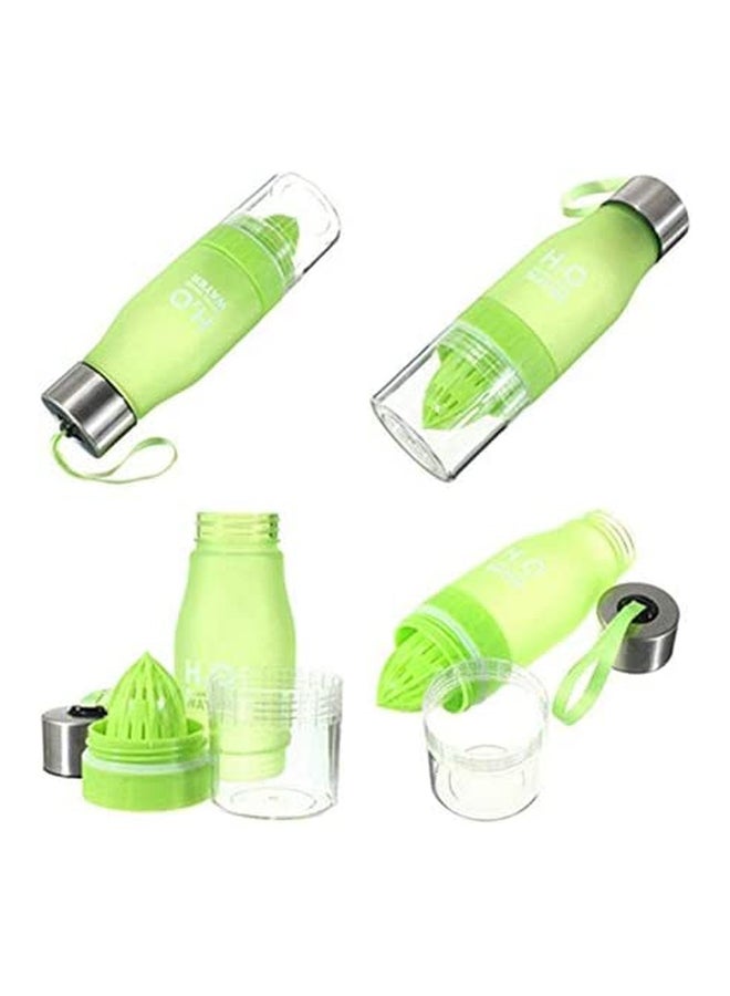 H2O Water Bottle With Fruit Juice Infuser 24x7cm - Image 3