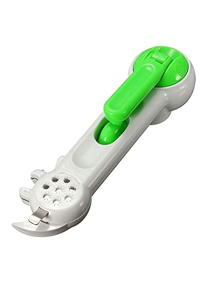 Generic 7-In-1 Can Opener White/Green 7.87x1.97x1.57inch  - Image 1