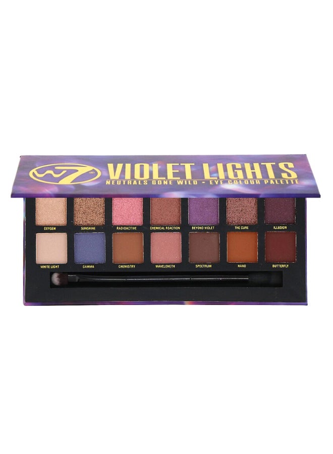 W7 - 14-Shade Violet Lights Neutrals Gone Wild Eye Colour Palette Multicolour - Image 1