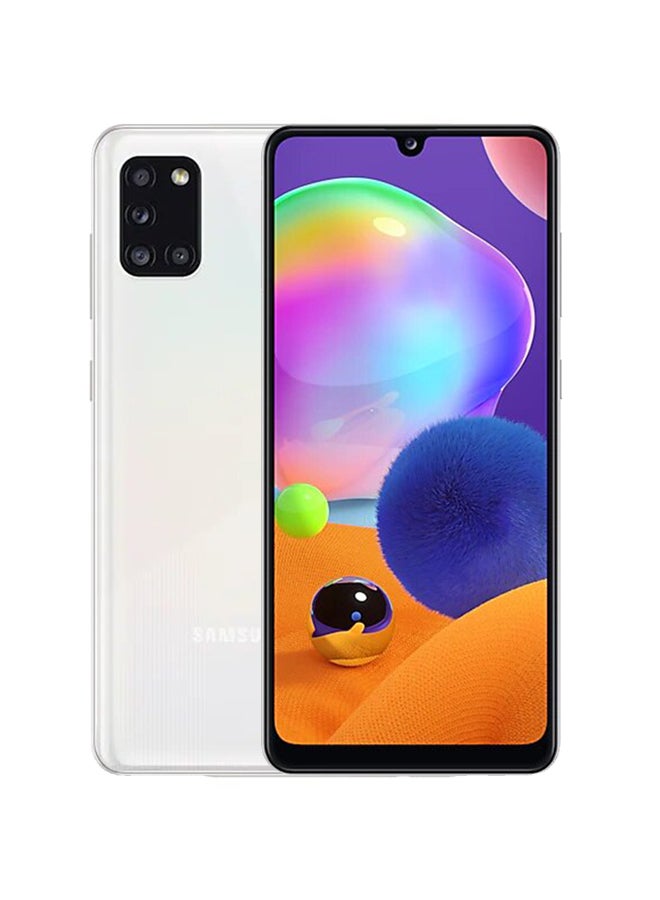 Samsung - Galaxy A31 Dual SIM Prism Crush White 4GB RAM 128GB 4G LTE - UAE Version - Image 1