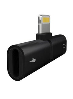 Generic Dual Lightning Adapter And Splitter Black 