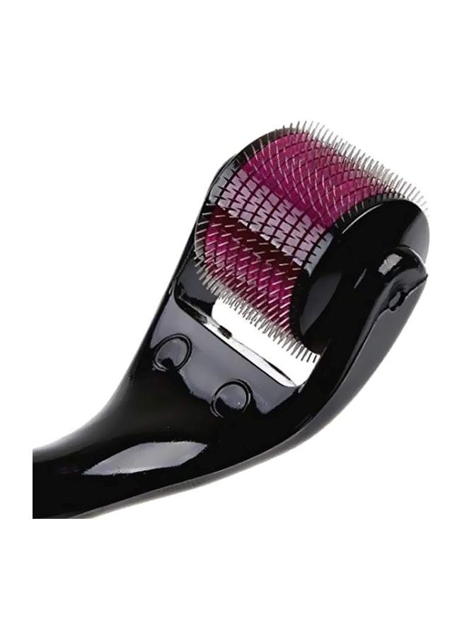 اسطوانة تدليك للبشرة بإبرة مايكرو أسود/وردي - Image 3