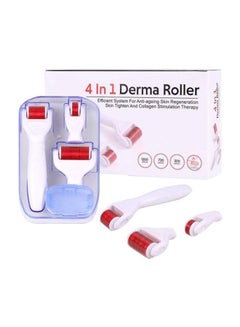 Derma Roller 4-In-1 Derma Roller Set White/Red  - Image 1