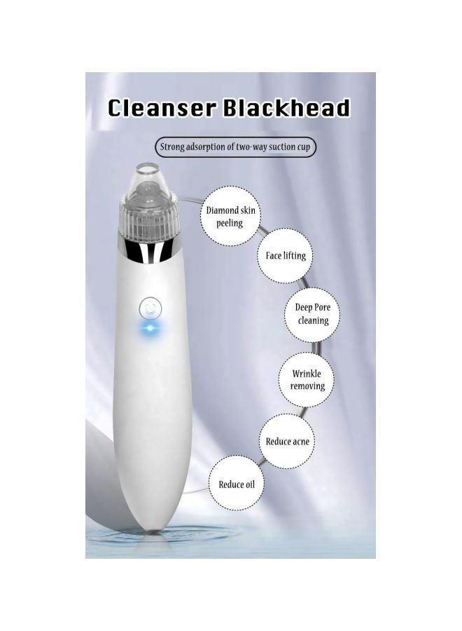 Blackhead Vacuum Cleaner White/Gold - Image 2