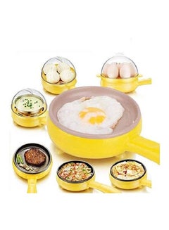 ماركة غير محددة مقلاة بيض كهربائية بقدرة 350 وات مع 7 بيضات بخارية 350 W X2-63L1-NI6X أصفر/رمادي/شفاف  - Image 4