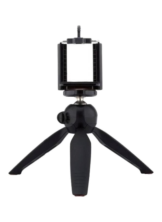 Mini Tripod With Camera Holder Bracket Black - Image 1