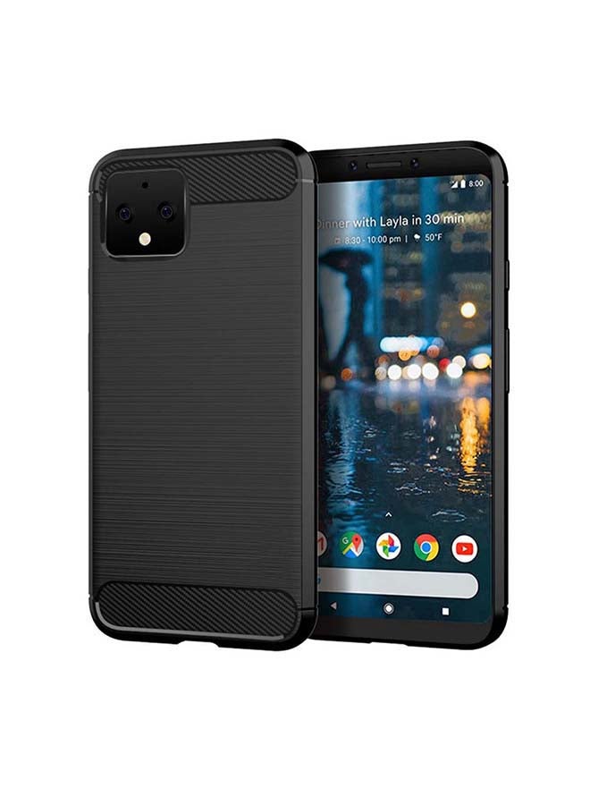 Carbon Brushed Texture Slim Ultra-Thin Lightweight Flexible Protective Cover For Google Pixel 4 XL Black - v1588839226/N37809075A_1