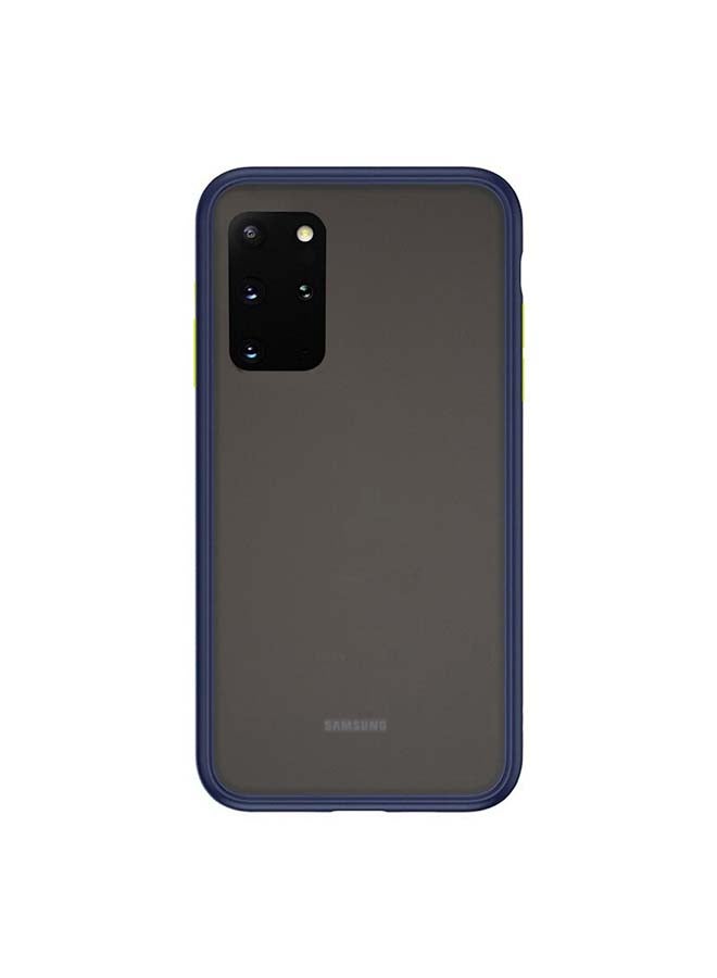 Ozone Bumper Edge Slim Ultra-Thin Lightweight Frosted Translucent Matte Protective Cover For Samsung Galaxy S20 Plus Blue
