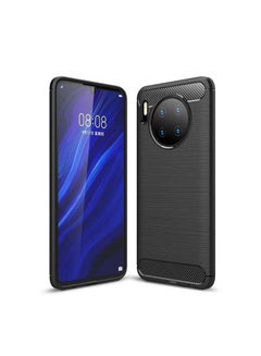 Carbon Brushed Texture Slim Ultra-Thin Lightweight Flexible Protective Cover For Huawei Mate 30 Black