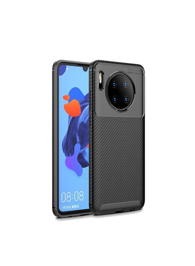Ozone Carbon Fiber Series Slim Ultra-Thin Lightweight Flexible Protective Cover For Huawei Mate 30 Black